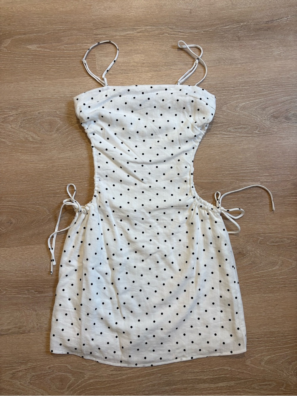 Express White Mini Dress with Side Cutouts : Sz S